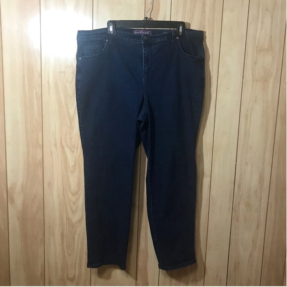 Gloria Vanderbilt Amanda Black Denim High-Rise Jean 18W